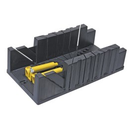 SKRZYNKA UCIOSOWA  PLASTIKOWA 326x122x78 MM, Z ZACISKAMI