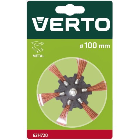 SZCZOTKA ŚCIERNA MIOTEŁKOWA Z TRZ PIENIEM 100 MM SZCZOTKA ŚCIERNA MIOTEŁKOWA Z TRZ PIENIEM 100 MM