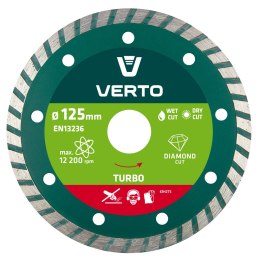 TARCZA DIAMENTOWA 125 x 22.2 MM, TURBO