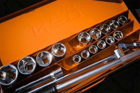 KLUCZE NASADOWE 3/4", ZESTAW 21 SZT. KLUCZE NASADOWE 3/4", ZESTAW 21 SZT.