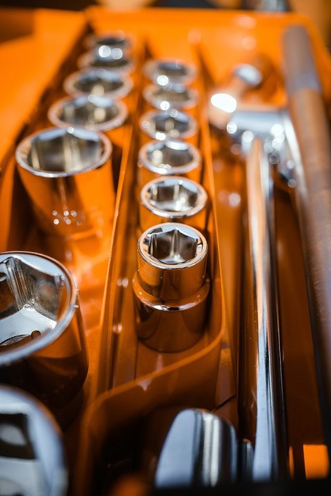 KLUCZE NASADOWE 3/4", ZESTAW 21 SZT. KLUCZE NASADOWE 3/4", ZESTAW 21 SZT.