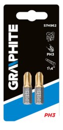 KOŃCÓWKI WKRĘTAKOWE PH3 x 25 MM, 2 SZT. KOŃCÓWKI WKRĘTAKOWE PH3 x 25 MM, 2 SZT.