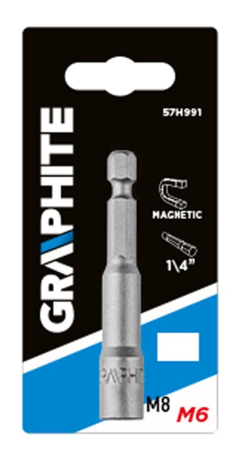 NASADKA MAGNETYCZNA 6 x 65 MM, TRZ PIEŃ 1/4" NASADKA MAGNETYCZNA 6 x 65 MM, TRZ PIEŃ 1/4"