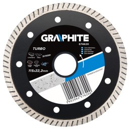 TARCZA DIAMENTOWA 115 x 22.2 MM, TURBO SU PER CIENKA
