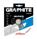 TARCZA DIAMENTOWA 115 x 22.2 MM, TURBO SU PER CIENKA