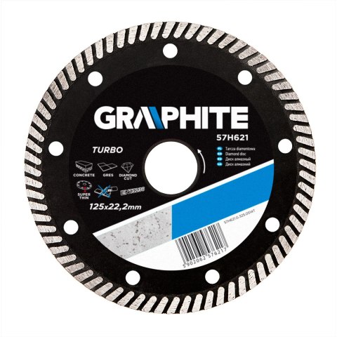 TARCZA DIAMENTOWA 125 x 22.2 MM, TURBO SU PER CIENKA TARCZA DIAMENTOWA 125 x 22.2 MM, TURBO SU PER CIENKA