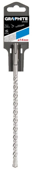 WIERTŁO DO BETONU SDS PLUS, 14 x 310 MM, S4, qUATRO