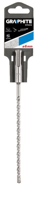 WIERTŁO DO BETONU SDS PLUS, 6 x 260 MM, S4, qUATRO