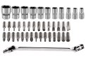 KLUCZE NASADOWE 1/4", ZESTAW 41SZT