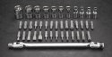 KLUCZE NASADOWE 1/4", ZESTAW 41SZT
