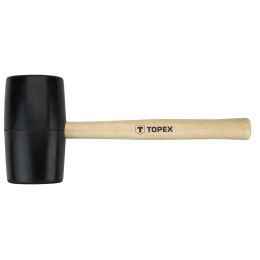 MŁOTEK GUMOWY 72 MM/900 G, TRZONEK DREWNIANY