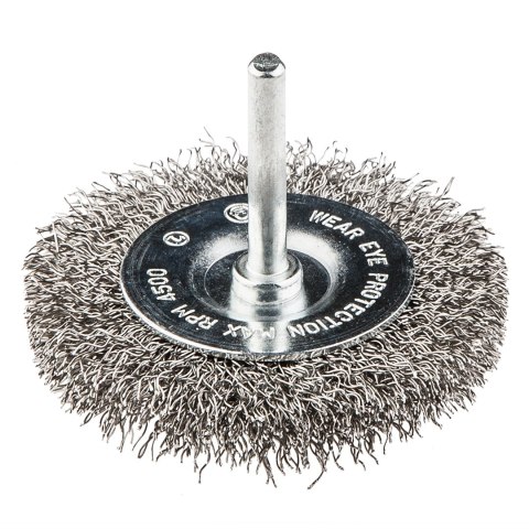 SZCZOTKA DRUCIANA TARCZOWA Z TRZ PIENIEM 50 MM, INOX SZCZOTKA DRUCIANA TARCZOWA Z TRZ PIENIEM 50 MM, INOX
