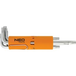 KLUCZE TORx DŁUGIE T10-T50, ZESTAW 8 SZT.