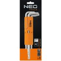 KLUCZE TORx DŁUGIE T10-T50, ZESTAW 8 SZT.