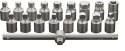 KLUCZE DO S PUSTU OLEJU 3/8", ZESTAW 18 SZT.