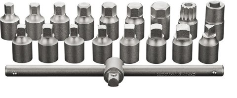 KLUCZE DO S PUSTU OLEJU 3/8", ZESTAW 18 SZT. KLUCZE DO S PUSTU OLEJU 3/8", ZESTAW 18 SZT.