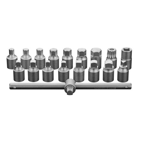 KLUCZE DO S PUSTU OLEJU 3/8", ZESTAW 18 SZT. KLUCZE DO S PUSTU OLEJU 3/8", ZESTAW 18 SZT.