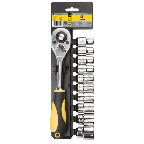 KLUCZE NASADOWE 1/2", ZESTAW 11 SZT. KLUCZE NASADOWE 1/2", ZESTAW 11 SZT.