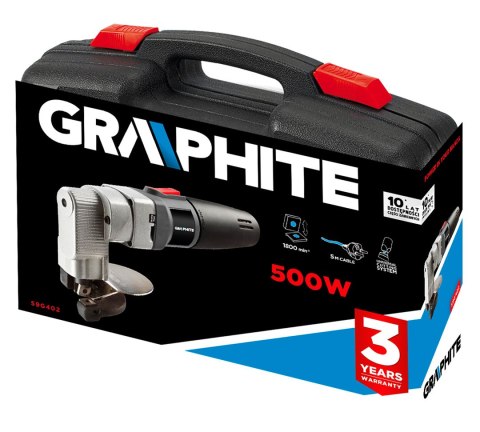 NOŻYCE DO BLACHY PROSTEJ 500W, WALIZKA NOŻYCE DO BLACHY PROSTEJ 500W, WALIZKA