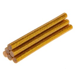 WKŁADY KLEJOWE 8 MM, BROKATOWE ZŁOTE, 6 SZT.