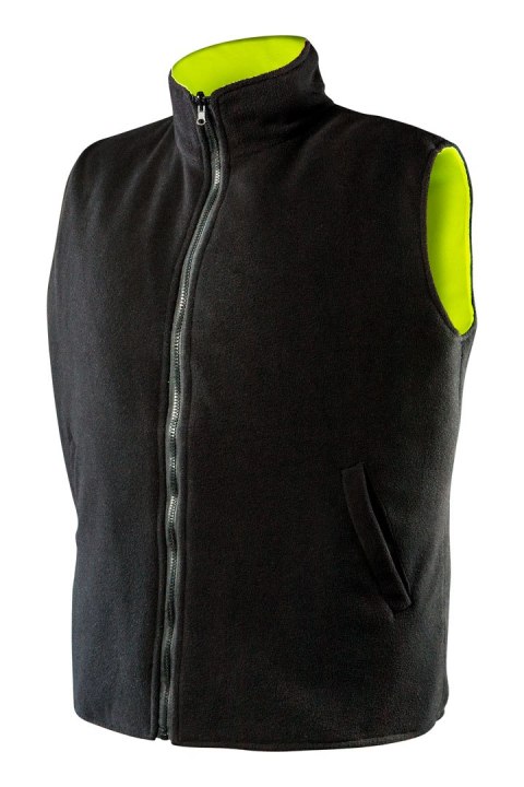 BEZRĘKAWNIK ROBOCZY, DWUSTRONNY, JEDNA STRONA ODBLASKOWA, ŻÓŁTA, ROZMIAR XL/56 BEZRĘKAWNIK ROBOCZY, DWUSTRONNY, JEDNA STRONA ODBLASKOWA, ŻÓŁTA, ROZMIAR XL/56