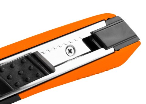 NÓŻ Z OSTRZEM ŁAMANYM 18 MM, GUMOWANE WYKOŃCZENIE NÓŻ Z OSTRZEM ŁAMANYM 18 MM, GUMOWANE WYKOŃCZENIE