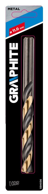 WIERTŁO DO METALU HSS-CNC, 124°, "PRO-TEC", 11.0 MM WIERTŁO DO METALU HSS-CNC, 124°, "PRO-TEC", 11.0 MM