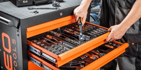 KLUCZE NASADOWE 1/2", ZESTAW 27 SZT., WKŁADKA KLUCZE NASADOWE 1/2", ZESTAW 27 SZT., WKŁADKA