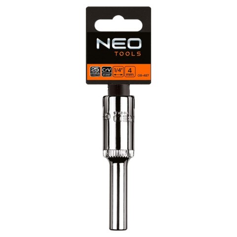 NASADKA SZEŚCIOKĄTNA DŁUGA 1/4", 5 MM NASADKA SZEŚCIOKĄTNA DŁUGA 1/4", 5 MM