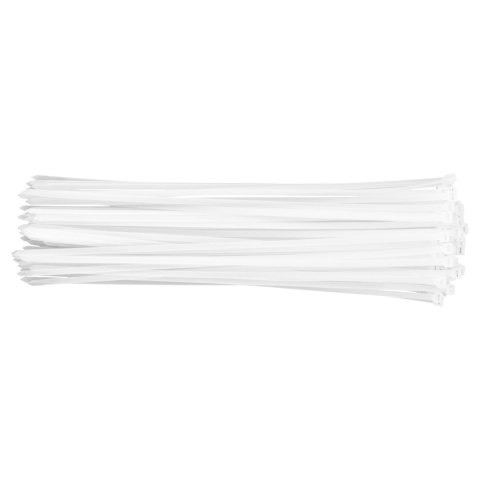 O PASKI ZACISKOWE 7.6 x 500 MM, 75 SZT., BIAŁE O PASKI ZACISKOWE 7.6 x 500 MM, 75 SZT., BIAŁE