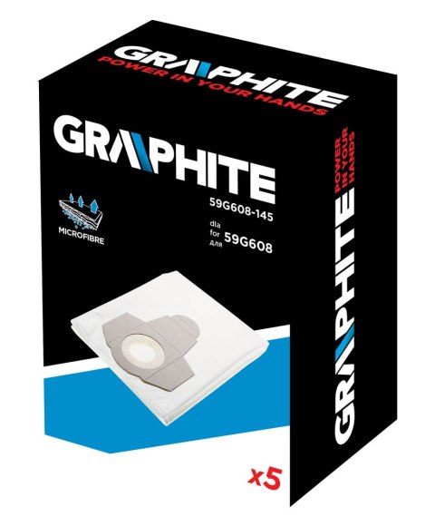 WORKI DO ODKURZACZA 59G608, 5 SZT WORKI DO ODKURZACZA 59G608, 5 SZT