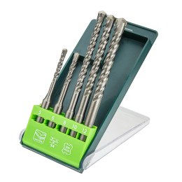 ZESTAW WIERTEŁ DO BETONU SDS, ZESTAW 5 SZT. - 5, 6 x 110 MM + 8, 10, 12 x 160 MM