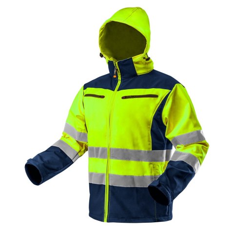 KURTKA ROBOCZA OSTRZEGAWCZA SOFTSHELL Z KA PTUREM, ŻÓŁTA, ROZMIAR M KURTKA ROBOCZA OSTRZEGAWCZA SOFTSHELL Z KA PTUREM, ŻÓŁTA, ROZMIAR M