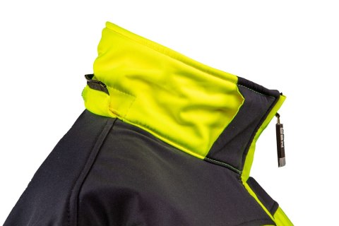 KURTKA ROBOCZA OSTRZEGAWCZA SOFTSHELL Z KA PTUREM, ŻÓŁTA, ROZMIAR M KURTKA ROBOCZA OSTRZEGAWCZA SOFTSHELL Z KA PTUREM, ŻÓŁTA, ROZMIAR M