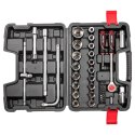 KLUCZE NASADOWE 1/4", 1/2", ZESTAW 47 SZT. KLUCZE NASADOWE 1/4", 1/2", ZESTAW 47 SZT.