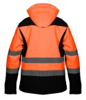 KURTKA ROBOCZA OSTRZEGAWCZA SOFTSHELL Z KA PTUREM,  POMARAŃCZOWA, ROZMIAR XL