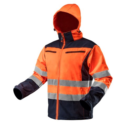 KURTKA ROBOCZA OSTRZEGAWCZA SOFTSHELL Z KA PTUREM, POMARAŃCZOWA, ROZMIAR M KURTKA ROBOCZA OSTRZEGAWCZA SOFTSHELL Z KA PTUREM, POMARAŃCZOWA, ROZMIAR M