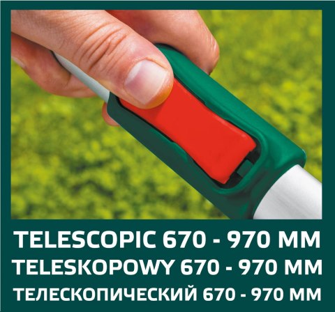 SEKATOR DO GAŁĘZI KOWADEŁKOWY TELESKO POWY 670 MM, ŚREDNICA CIĘCIA 45 MM, UCHWYTY ALUMINIOWE SEKATOR DO GAŁĘZI KOWADEŁKOWY TELESKO POWY 670 MM, ŚREDNICA CIĘCIA 45 MM, UCHWYTY ALUMINIOWE