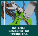 SEKATOR GĄSIENICOWY Z  PRZEKŁADNIĄ I  PIŁĄ OGRODOWĄ, ŚREDNICA CIĘCIA DLA SEKATORA 30 MM
