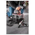 ZESTAW ELEKTRONARZĘDZI AKUMULATOROWYCH: WIERTARKO-WKRĘTARKA, LATARKA, TORBA, AKUMULATOR ENERGY+ 18V, LI-ION 2.0AH, ŁADOWARKA