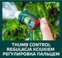 ZRASZACZ  PISTOLETOWY REGULOWANY Z  PŁYNNA REGULACJĄ STRUMIENIA