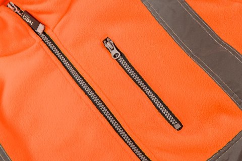 BLUZA POLAROWA OSTRZEGAWCZA, POMARAŃCZOWA, ROZMIAR XL BLUZA POLAROWA OSTRZEGAWCZA, POMARAŃCZOWA, ROZMIAR XL