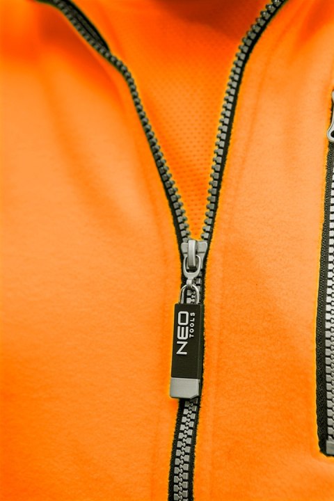 BLUZA POLAROWA OSTRZEGAWCZA, POMARAŃCZOWA, ROZMIAR XL BLUZA POLAROWA OSTRZEGAWCZA, POMARAŃCZOWA, ROZMIAR XL