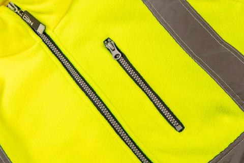 BLUZA POLAROWA OSTRZEGAWCZA, ŻÓŁTA, ROZMIAR S BLUZA POLAROWA OSTRZEGAWCZA, ŻÓŁTA, ROZMIAR S