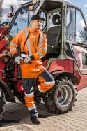 BLUZA ROBOCZA OSTRZEGAWCZA,  POMARAŃCZOWA, ROZMIAR L
