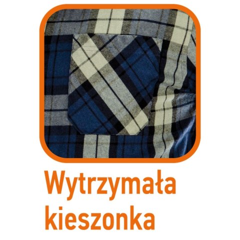 KOSZULA FLANELOWA GRANATOWO-OLIWKOWO-CZARNA, ROZMIAR L KOSZULA FLANELOWA GRANATOWO-OLIWKOWO-CZARNA, ROZMIAR L