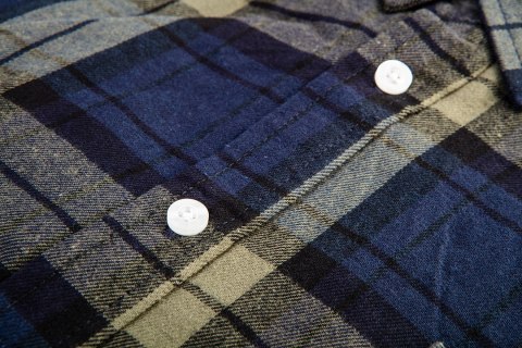 KOSZULA FLANELOWA GRANATOWO-OLIWKOWO-CZARNA, ROZMIAR L KOSZULA FLANELOWA GRANATOWO-OLIWKOWO-CZARNA, ROZMIAR L