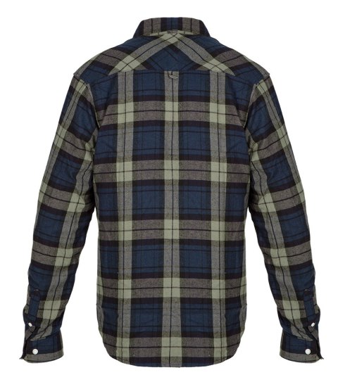 KOSZULA FLANELOWA GRANATOWO-OLIWKOWO-CZARNA, ROZMIAR L KOSZULA FLANELOWA GRANATOWO-OLIWKOWO-CZARNA, ROZMIAR L