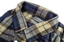 KOSZULA FLANELOWA GRANATOWO-OLIWKOWO-CZARNA, ROZMIAR XL