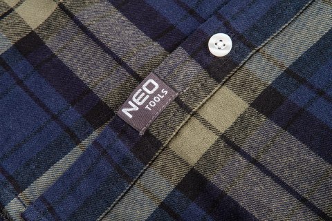 KOSZULA FLANELOWA GRANATOWO-OLIWKOWO-CZARNA, ROZMIAR XL KOSZULA FLANELOWA GRANATOWO-OLIWKOWO-CZARNA, ROZMIAR XL